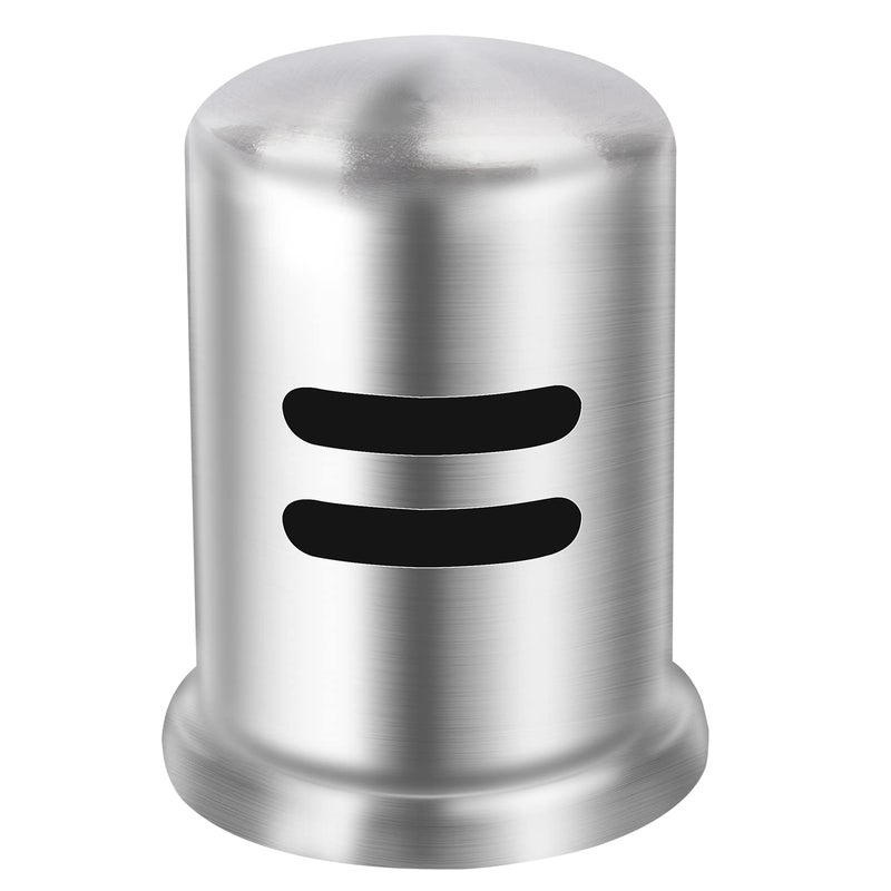 SDSNTE Dishwasher Air Gap Cover D201-1-62 Fits Most Air Gap Bodies With Solid Brass Inside And Brushed Nickel Surface  Cap Only  Pack Of 1 - Image 1