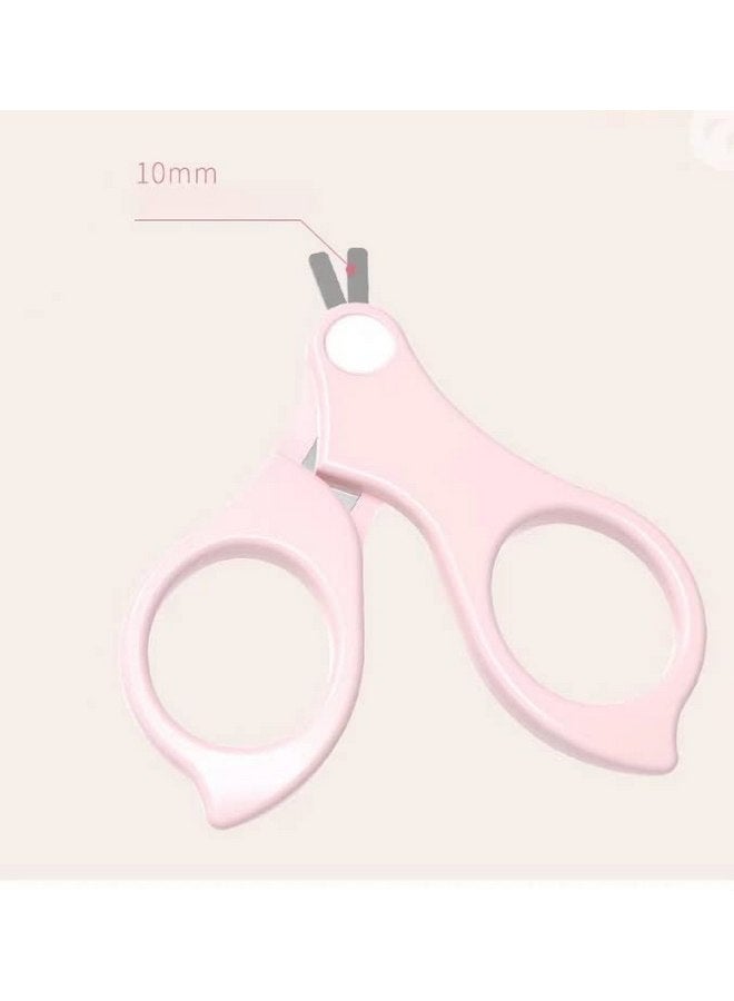 PandaEar Baby Nail Manicure Pedicure Grooming Care Kit (4 Pack)| Clippers Scissors File Tweezers | Newborn Infant Toddler Kids|1 Months Plus (Pink) - Image 4