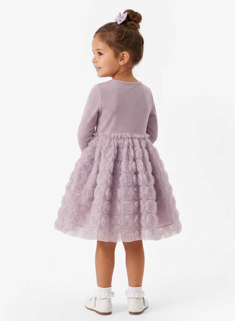 NAME IT Kids Nmfsykia Tulle Midi Dress - Image 2