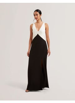 Ted Baker Contrast Detail Side Slit Dress  - Image 1