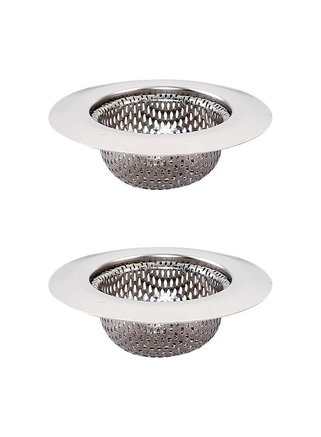 ccHuDE 2 Pcs 11.5cm Stainless Steel Sink Strainers Sink Drain Baskets Small Basket Food Catchers Sink Drainers Drain Filters Kitchen Sink Baskets - Image 1
