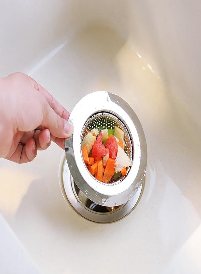 ccHuDE 2 Pcs 11.5cm Stainless Steel Sink Strainers Sink Drain Baskets Small Basket Food Catchers Sink Drainers Drain Filters Kitchen Sink Baskets - Image 3