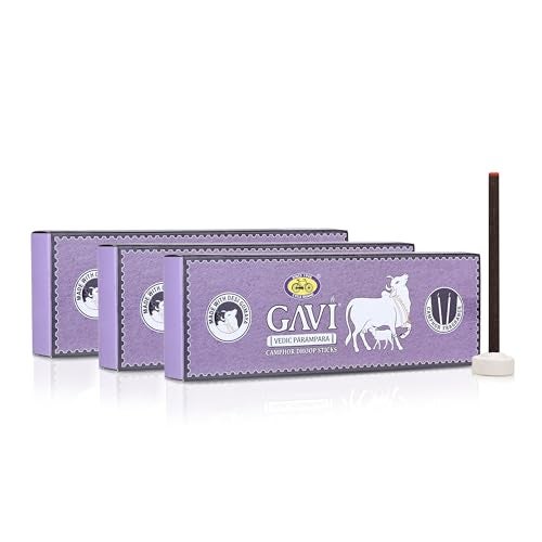 Cycle Pure GAVI Camphor Dhoop Sticks for Pooja, 60 Bambooless Incense Sticks with Free Dhoop Holder | Dhoop Batti for Daily Rituals & Meditation | Handcrafted Agarbatti | Burning Time: 15 Mins - Image 1