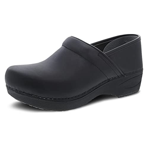 Dansko XP 2.0 Clogs – Lightweight Slip-Resistant Footwear for Comfort and Support – Ideal for Long Standing Professionals – Nursing, Veterinarians, Black Waterproof Pull Up 7.5-8 Wide US - Image 1