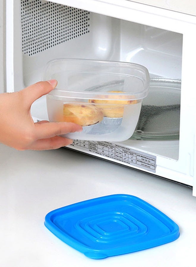 Square Crisper Sealed Storage Box Food Storage 7 Piece Set - Image 4