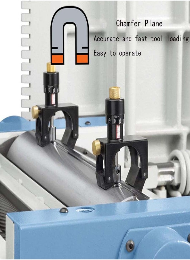 Generic 2 PCS Adjustable Magnetic Planer Jointer Knife blade Vernier Setter Jig Gauge  - Image 2