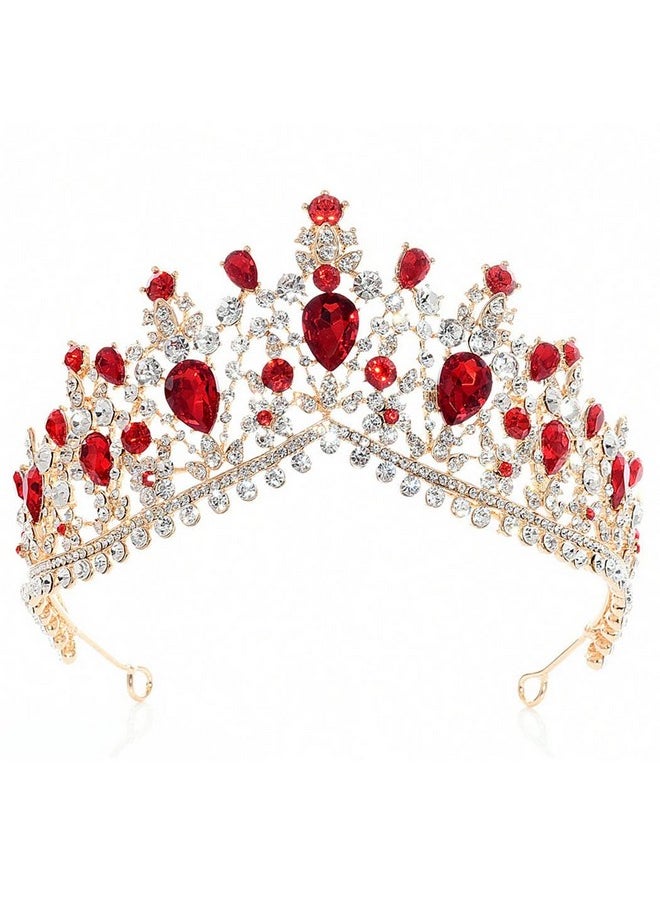 Baroque Wedding Crowns Rhinestone Bridal Crowns And Tiaras Crystal Bride Crown Prom Costume Party Hair Accessories For Women And Girls (Red) - pzsku/Z095A623212AC91AE83B8Z/45/_/1718645306/100d2706-eefd-4d83-84fd-78230a6238a2