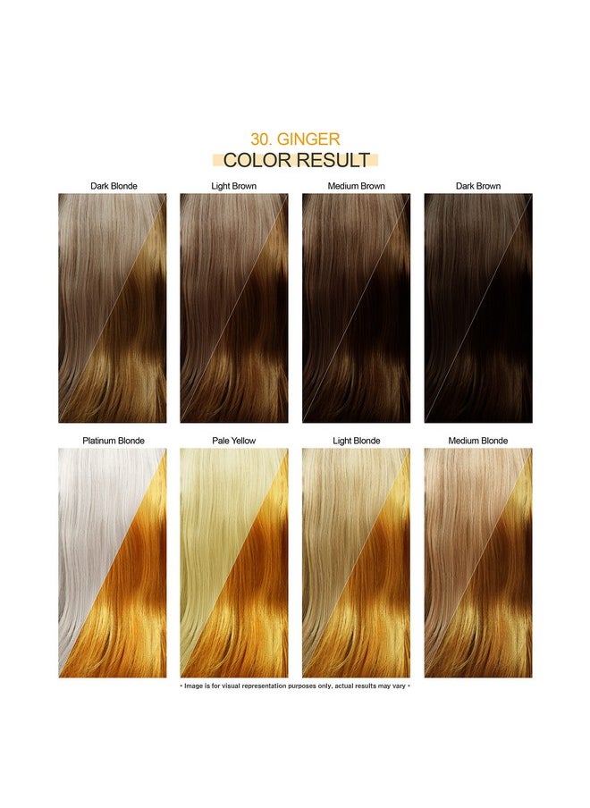 Adore - Dore Semi Permanent Hair Color Vegan And Crueltyfree Hair Dye 4 Fl Oz 030 Ginger (Pack Of 2) - Image 1