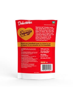 Hartz Hartz Delectables Squeeze Up Creamy Squeezable Puree, Lickable Wet Cat Treats, Grain Free, No Added Fillers, No by-Products, No Added Preservatives, 0.5 Ounces Tube Tuna with Catnip, 32 Tubes Total  - Image 5