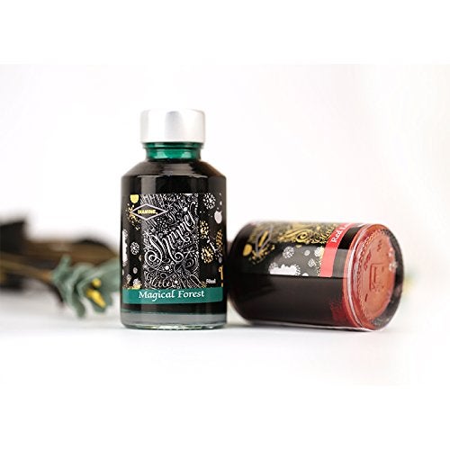 Diamine Fountain Pen Bottled Ink, 50ml - Shimmering Blue Pearl - Image 2