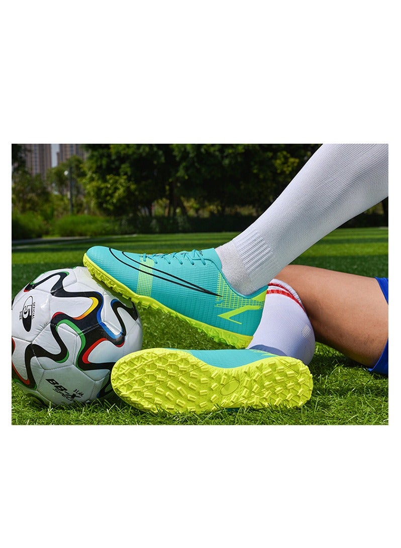 Soccer Shoes Low top Broken Nails Adult Men and Women Primary and Secondary School Students Teenagers TF Antislip Wearproof Soccer Special Shoes - Image 2