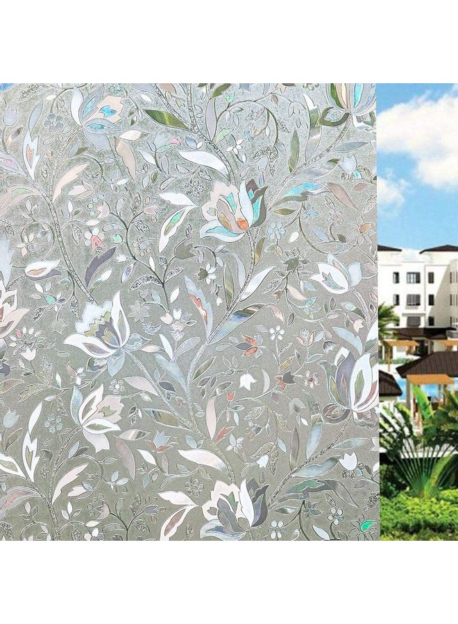 NIBEMINENT Decorative Window Film Sticker Grey - Image 1