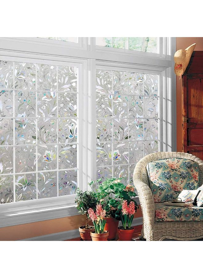 NIBEMINENT Decorative Window Film Sticker Grey - Image 2