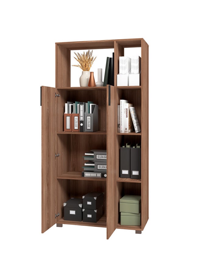 Home Box Home Office Table,Computer Desk Of High Quality And Easy To Install  - Mdp 15Mm Color Nutbrown 38 x 90 x 186.3 cm - Image 2