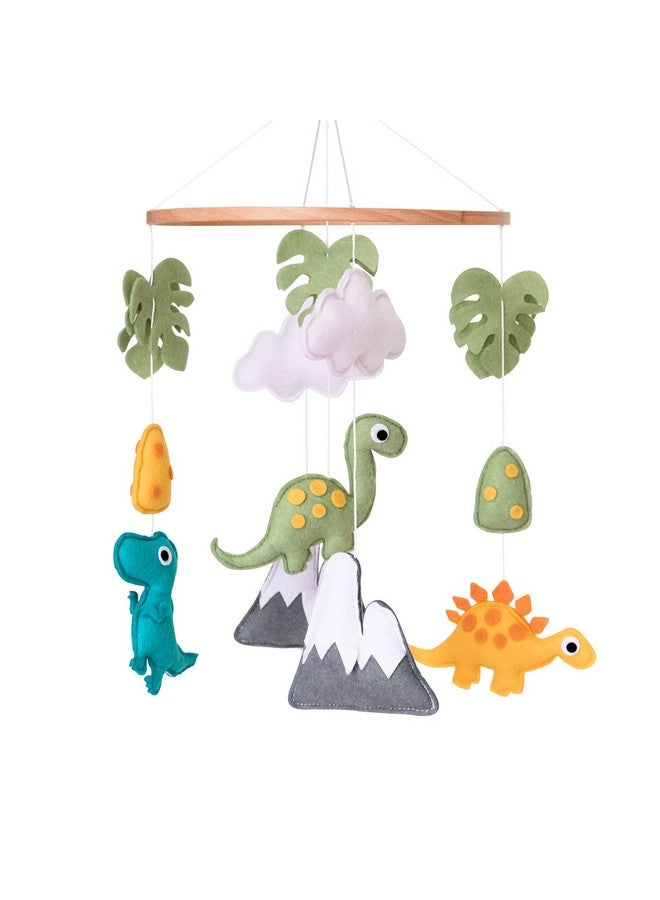 Vlokup Dinosaur Baby Crib Mobile Dino Baby Mobile Neutral Nursery Mobile Decoration For Pack N Play For Baby Boy & Girl - Image 1