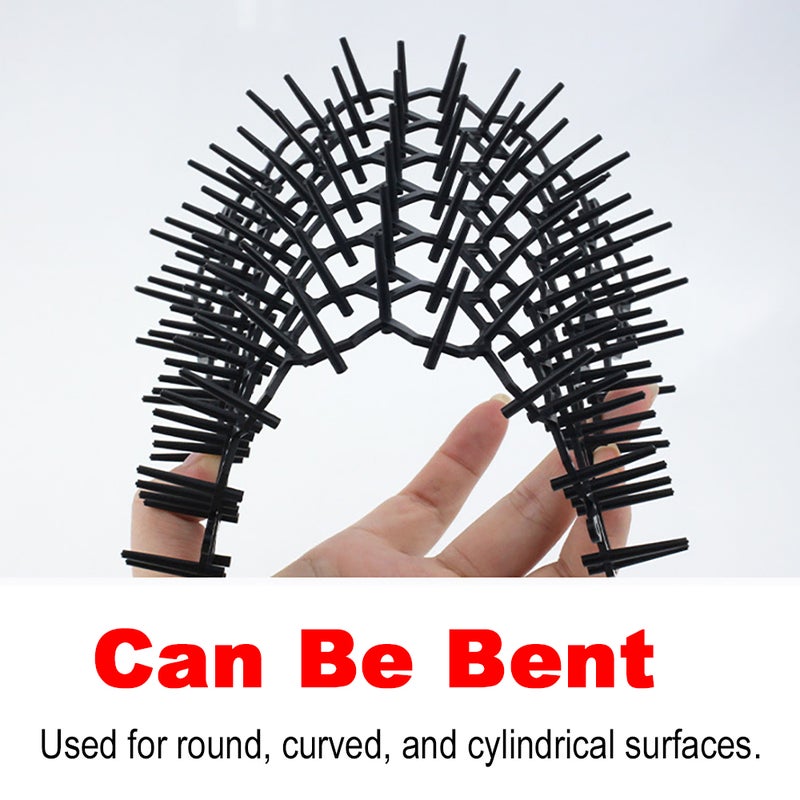 Home Anti-Cat Spike Mat Small Cat Repellent Mat Garden Square Cat Repellent Net 15*20cm - Image 5