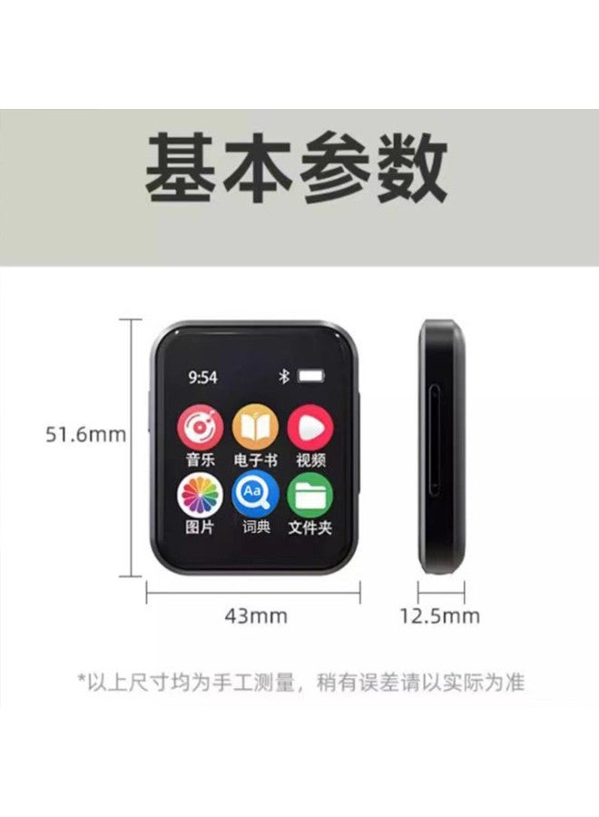 aigo مشغل Mp3 مشغل Mp4 سماعات بلوتوث مشغل صوتي محمول للاستماع إلى الموسيقى وقراءة الروايات، مصمم خصيصًا للطلاب وطلاب المدارس الثانوية - Image 5