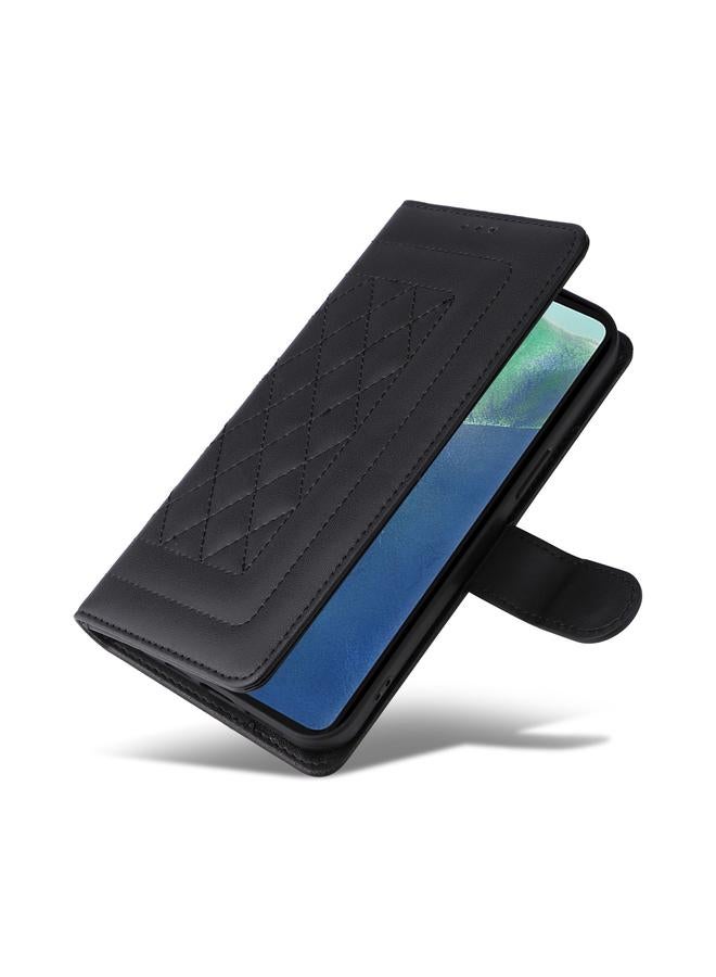 اس-توب جراب لهاتف Samsung Galaxy Note20 جراب هاتف جلدي شبكي ماسي قابل للطي - Image 5