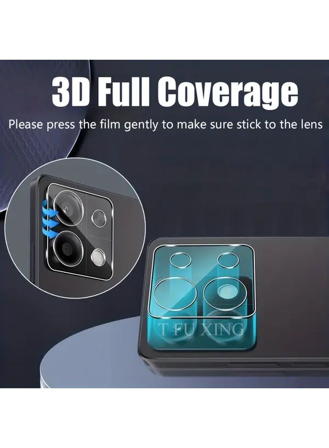 2 Sets 3D Full Transparent Tempered Glass Camera Lens Protector For Xiaomi Civi 3 - Image 2