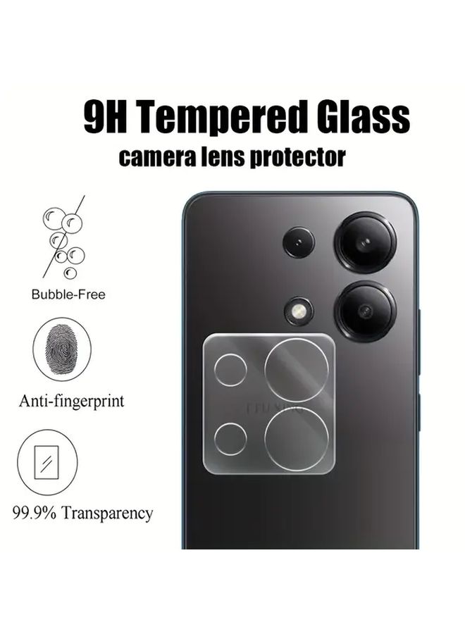 2 Sets 3D Full Transparent Tempered Glass Camera Lens Protector For Xiaomi Civi 3 - Image 3