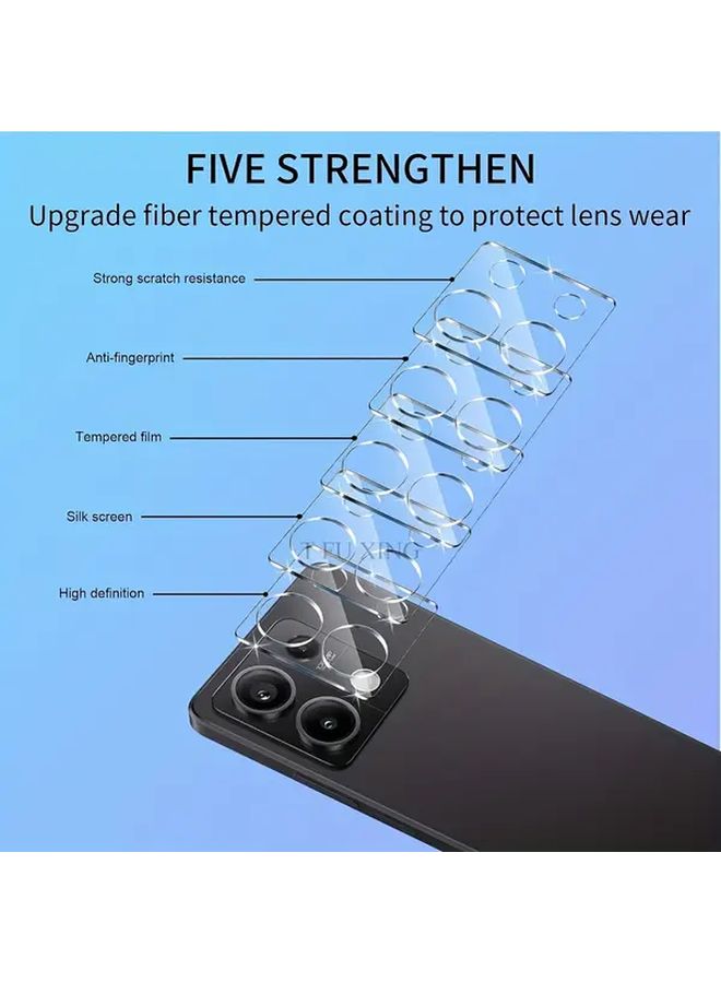 2 Sets 3D Full Transparent Tempered Glass Camera Lens Protector For Xiaomi Civi 3 - Image 4