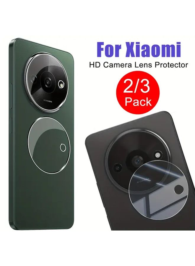 2 Sets 3D Full Transparent Tempered Glass Camera Lens Protector For Xiaomi Civi 3 - Image 1