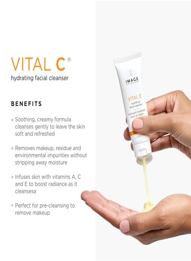 IMAGE Skincare, VITAL HYDRATION 3-Step Vitamin C Routine, Made with Hyaluronic Acid for Anti-Aging, Dry, Dull Skin, 3 Piece Skin Care Set - Image 4