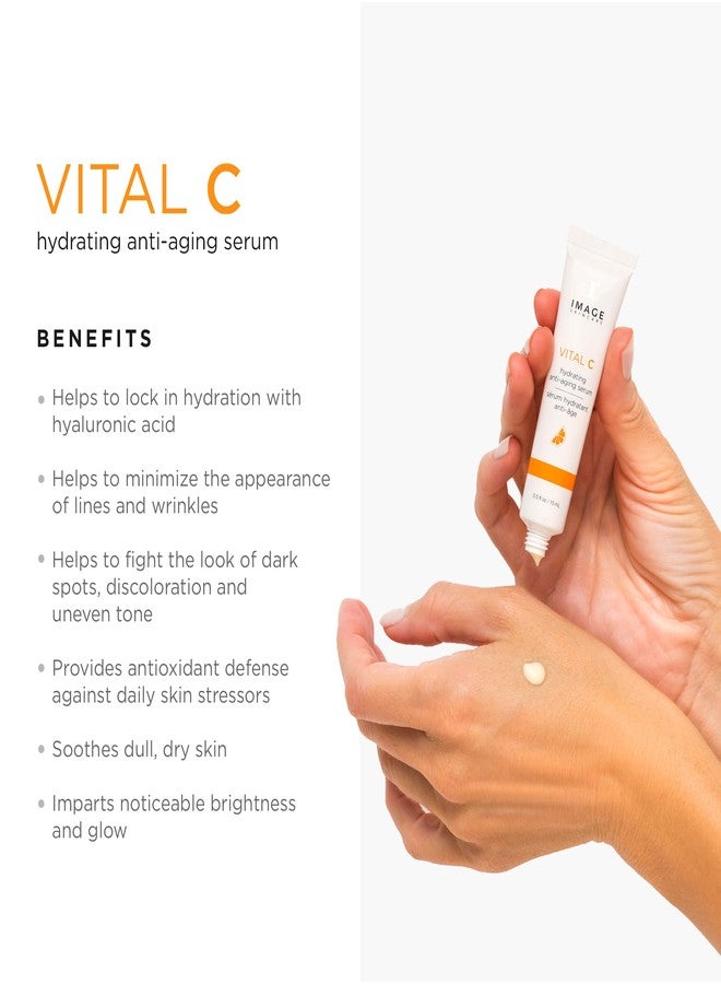 IMAGE Skincare, VITAL HYDRATION 3-Step Vitamin C Routine, Made with Hyaluronic Acid for Anti-Aging, Dry, Dull Skin, 3 Piece Skin Care Set - Image 5