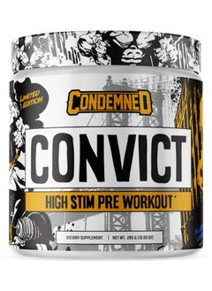 Condemned Laboratoriez Condemned Convict High Stim Pre-Workout 285g Blueberry Lemonade Flavor  - Image 1