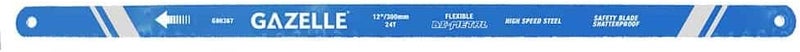 Gazelle 24T x 12 In. Bimetal HSS Hacksaw Blades - 100 Pieces - Image 2