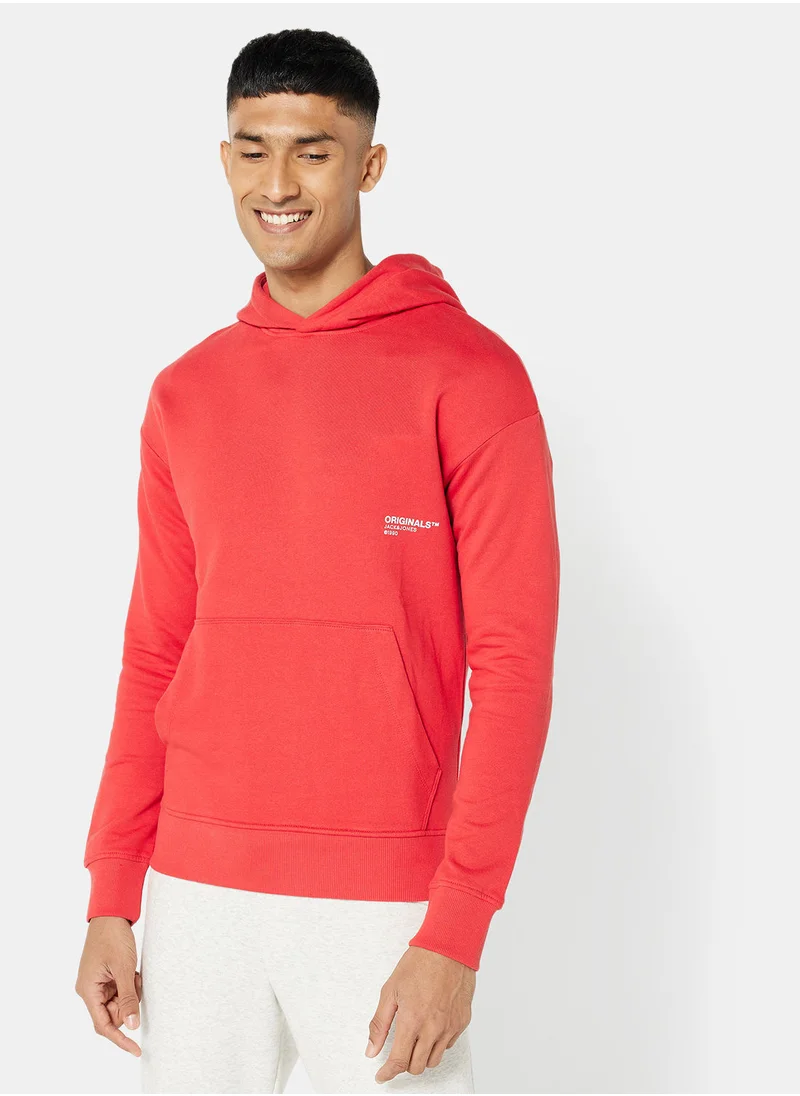 JACK & JONES Recycled Originals Logo Hoodie