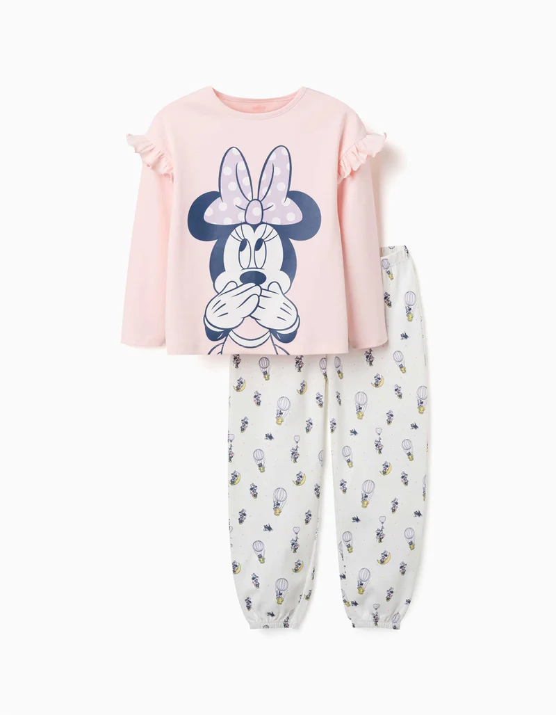 Ziddy Long Sleeve Interlock Pyjamas With Disney Print