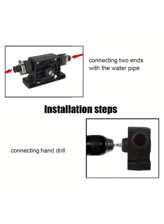 1pc DC Electric Self Priming Centrifugal Water Pump Hand Drill Suction Drainage Pump - Image 4