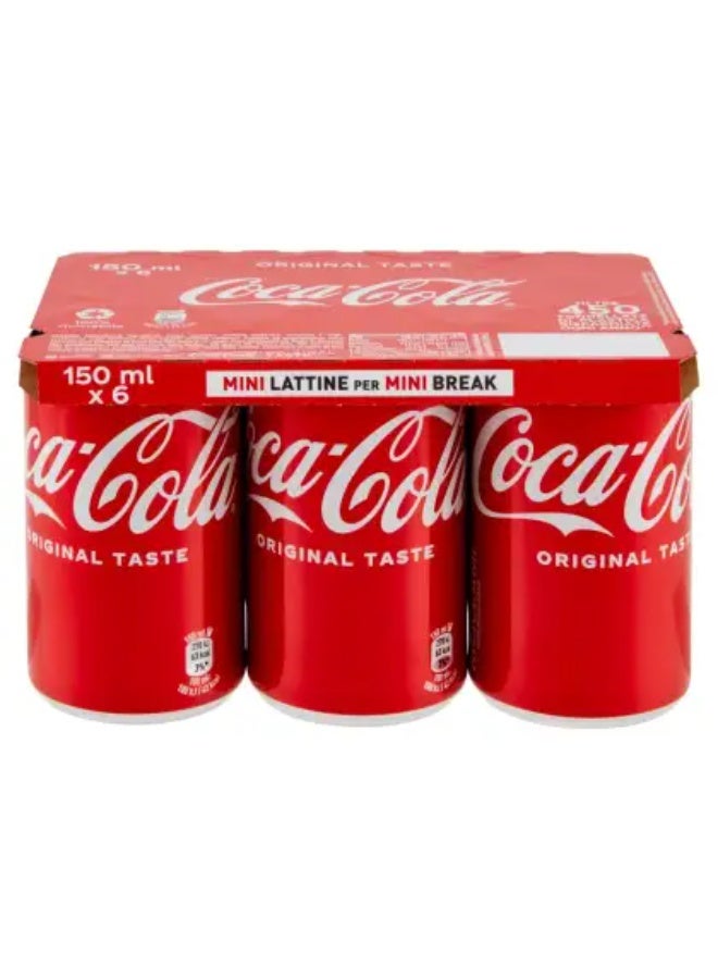 Coca-Cola Original Taste 150ml *6 - Image 1