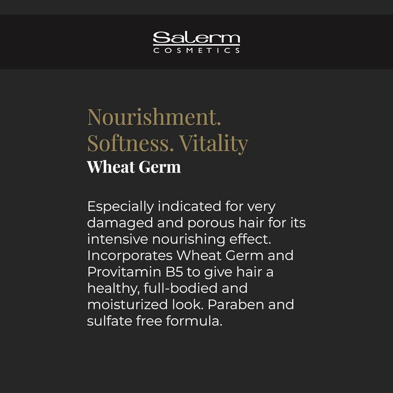 Salerm Cosmetics Capillary Mask with Wheat Germ for Dry Hair - 1000 ml - Image 5