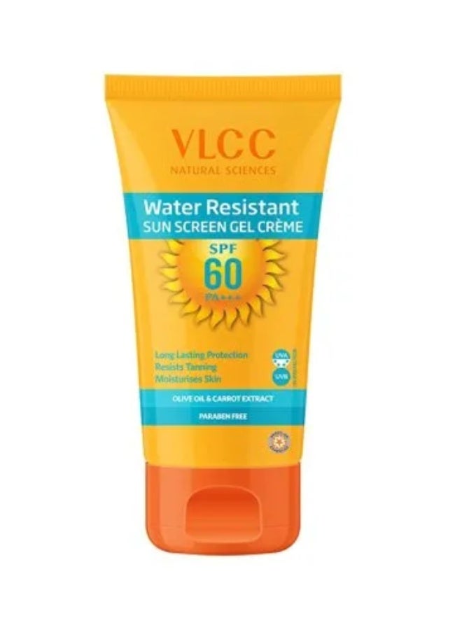 VLCC Water Resistant Sunscreen Gel Creme Spf 60 (100g) & Diamond Facial Kit (60g), 2 Pieces - Image 2