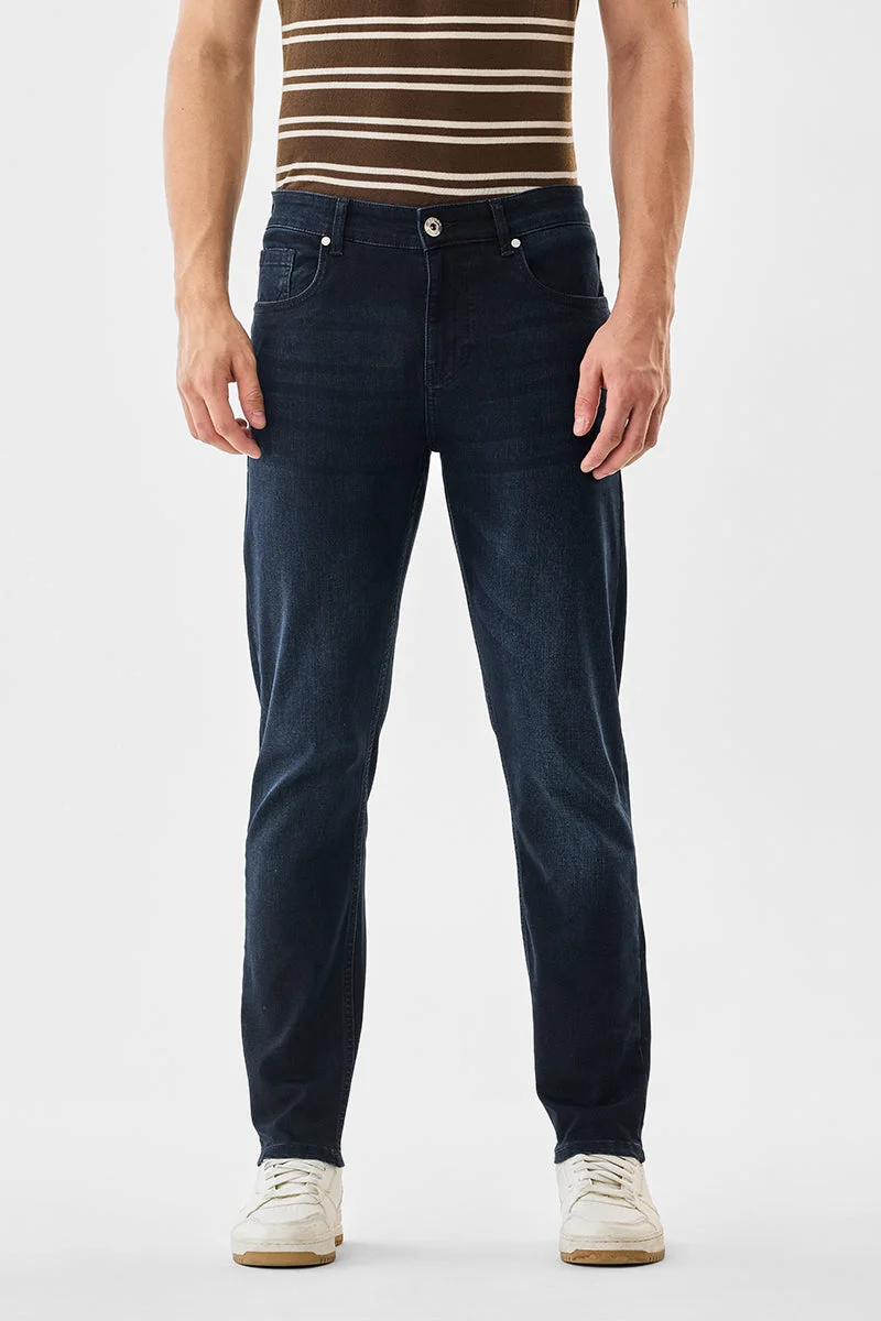 SNITCH Slim Fit Stretch Washed Jeans