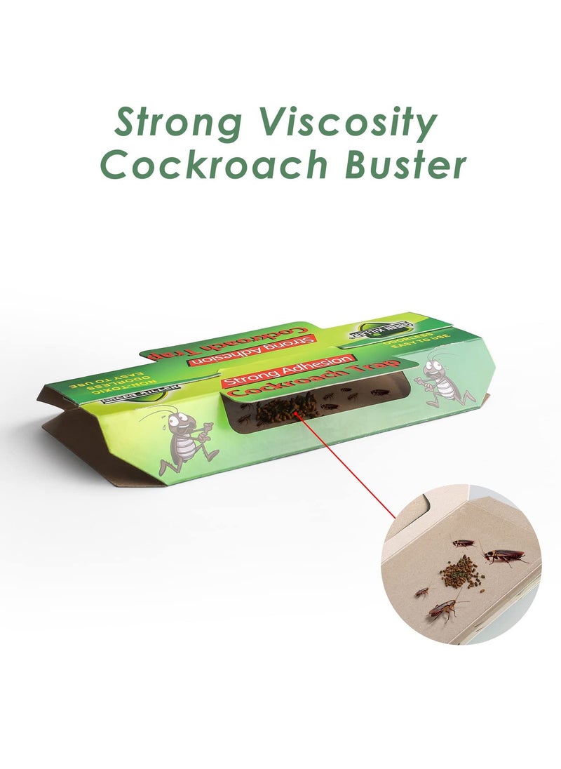 SYOSI SYOSI 20Pcs Roach Trap, Cockroach Killer Indoor Home, Roach Motel, Friendly Indoor Pet Roach Killer for Roach, Ants, Spiders, Bugs, Beetles  - Image 2