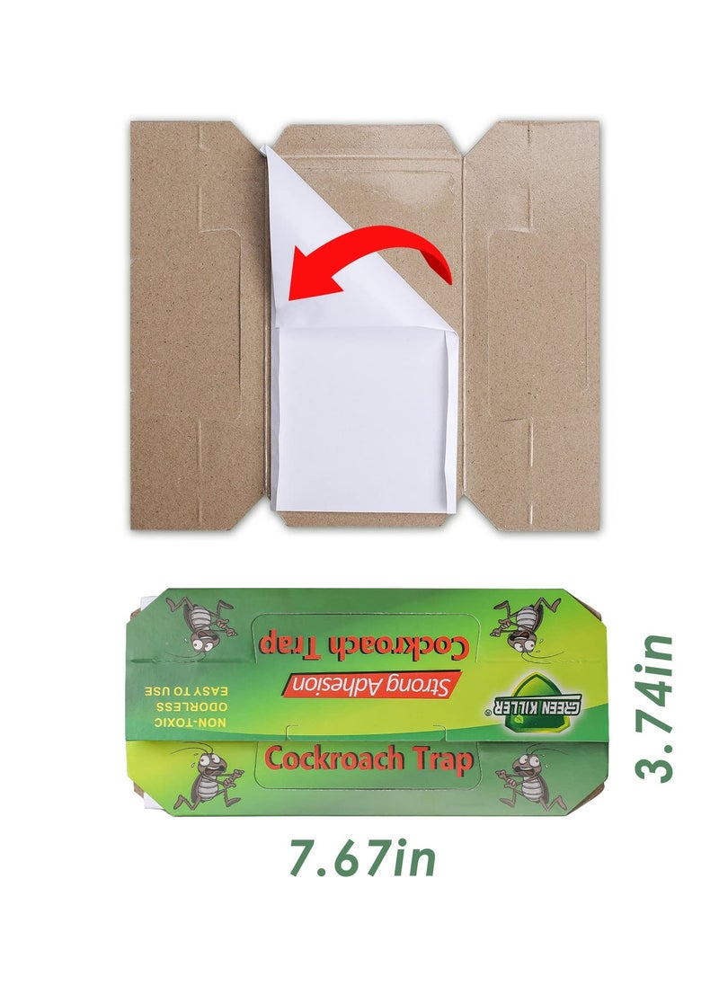 SYOSI SYOSI 20Pcs Roach Trap, Cockroach Killer Indoor Home, Roach Motel, Friendly Indoor Pet Roach Killer for Roach, Ants, Spiders, Bugs, Beetles  - Image 4