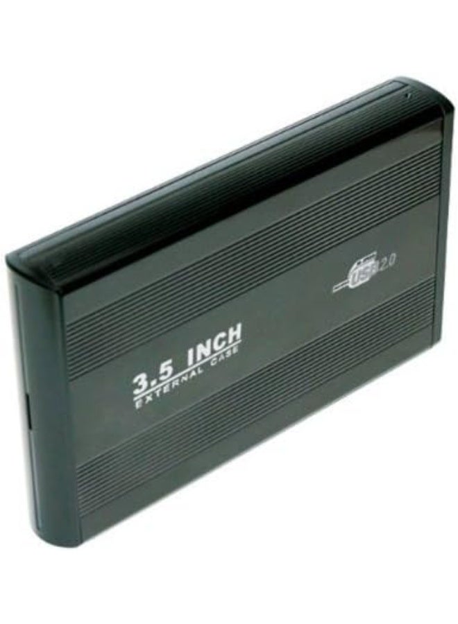 3.5 Inch Hard Drive Enclosure – Durable & Easy-to-Use SATA HDD Case – USB 2.0 Connection – Ideal for Daily Backup and Data Storage