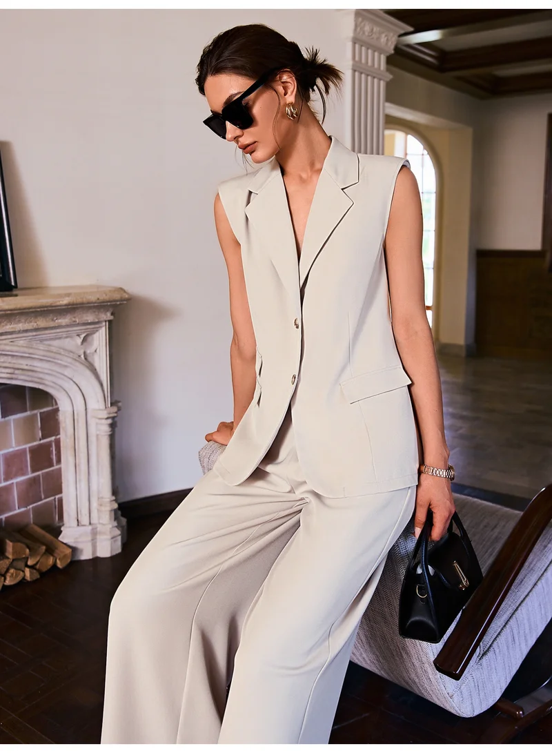 SIMPLEE Women's 2-Piece Outfit Set - Matching Top & Pants for Stylish Look