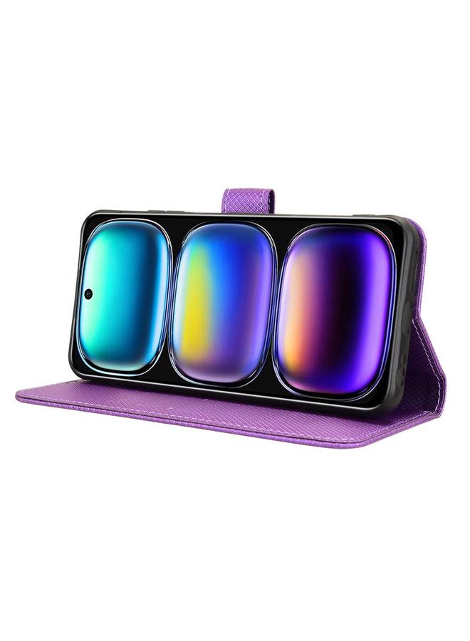 اس-توب جراب لهاتف Infinix Hot 50i 4G / Smart 9 4G جراب هاتف جلدي بنسيج ماسي - Image 5