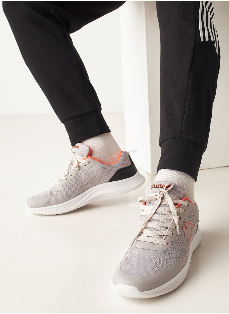 Kappa Kappa Men'S Logo Print Sports Shoes With Lace-Up Closure  - Image 2