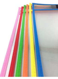 Clipco Dry Erase Pocket Sleeves Assorted Colors (6Pack)  - Image 3