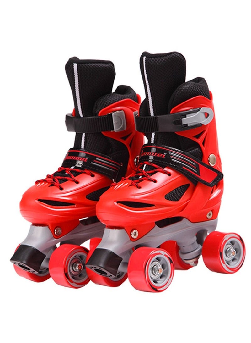 GT-Wheel Adjustable Skating Shoes For Kids, Size XS (27-30)EU