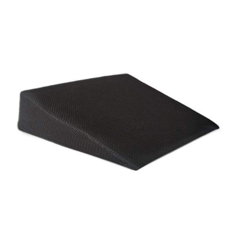 The White Willow The White Willow Memory Foam Wedge Pillow for Leg Hip Back Pain Relief Back SupportPregnancy Maternity Pillow Ideal for Car Office ChairWheel Chair 155 L x 145 W x 43 H Black  - Image 1