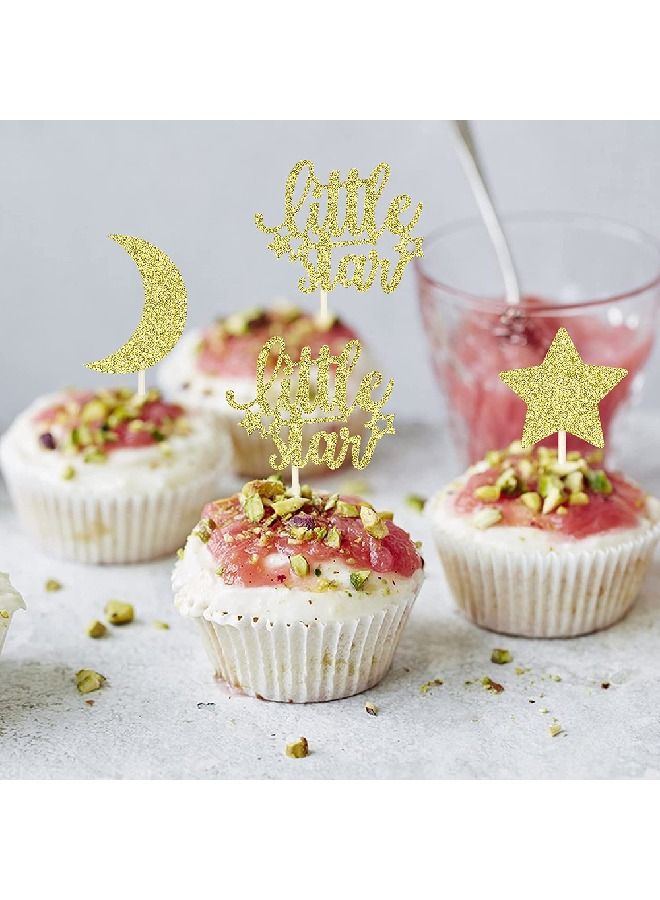 ThePartyPopper Little Star Cupcake Toppers  - Image 5