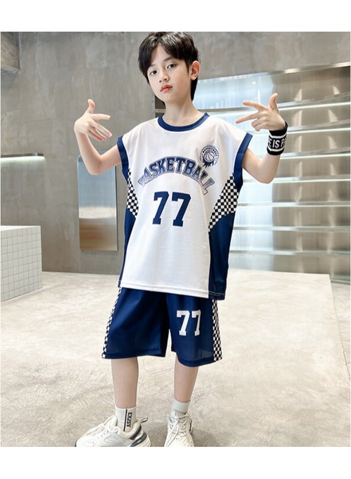 KUYING New Children's Basketball Suit Set  - Image 1