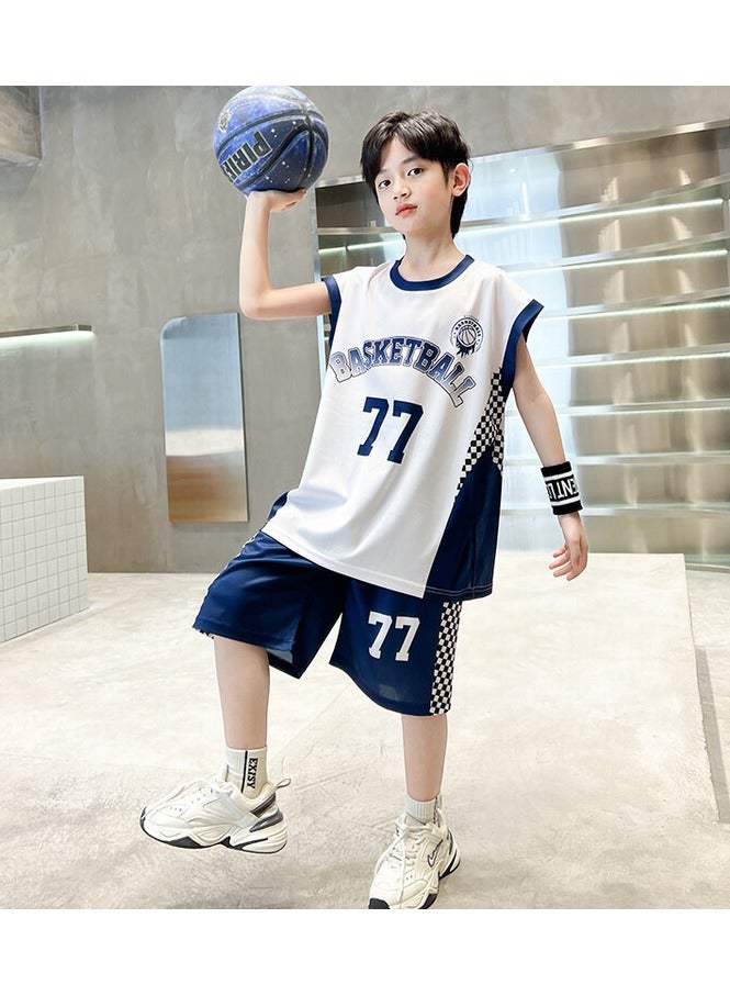 KUYING New Children's Basketball Suit Set  - Image 4