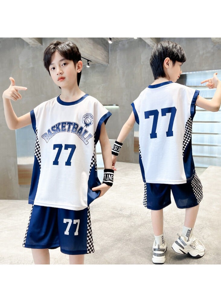 KUYING New Children's Basketball Suit Set  - Image 2
